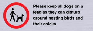 IV7279: Please keep all dogs on a lead as they can disturb ground nesting birds and their chicks