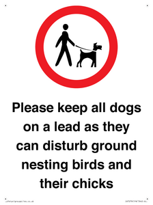 IV7279: Please keep all dogs on a lead as they can disturb ground nesting birds and their chicks