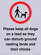 IV7279: Please keep all dogs on a lead as they can disturb ground nesting birds and their chicks