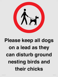 IV7279: Please keep all dogs on a lead as they can disturb ground nesting birds and their chicks