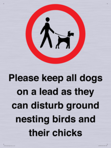 IV7279: Please keep all dogs on a lead as they can disturb ground nesting birds and their chicks