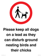 IV7279: Please keep all dogs on a lead as they can disturb ground nesting birds and their chicks