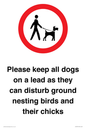 IV7279: Please keep all dogs on a lead as they can disturb ground nesting birds and their chicks