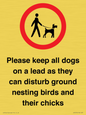 IV7279: Please keep all dogs on a lead as they can disturb ground nesting birds and their chicks