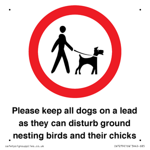 IV7279: Please keep all dogs on a lead as they can disturb ground nesting birds and their chicks