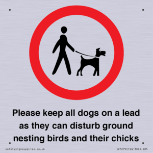 IV7279: Please keep all dogs on a lead as they can disturb ground nesting birds and their chicks