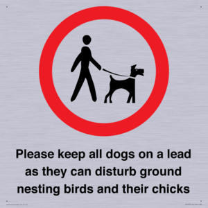 IV7279: Please keep all dogs on a lead as they can disturb ground nesting birds and their chicks