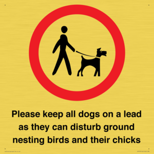 IV7279: Please keep all dogs on a lead as they can disturb ground nesting birds and their chicks