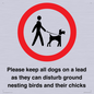 IV7279: Please keep all dogs on a lead as they can disturb ground nesting birds and their chicks