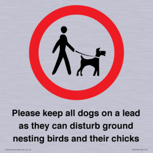 IV7279: Please keep all dogs on a lead as they can disturb ground nesting birds and their chicks