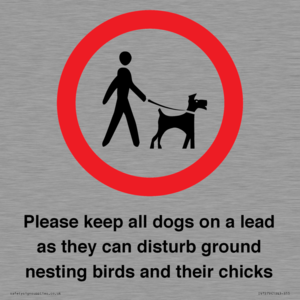 IV7279: Please keep all dogs on a lead as they can disturb ground nesting birds and their chicks