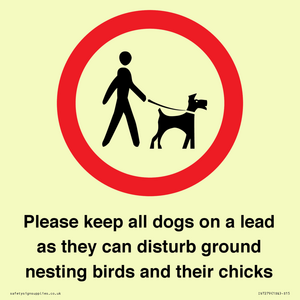 IV7279: Please keep all dogs on a lead as they can disturb ground nesting birds and their chicks