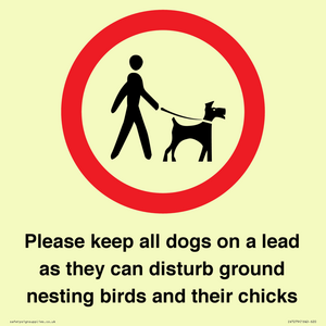 IV7279: Please keep all dogs on a lead as they can disturb ground nesting birds and their chicks