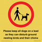 IV7279: Please keep all dogs on a lead as they can disturb ground nesting birds and their chicks