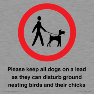 IV7279: Please keep all dogs on a lead as they can disturb ground nesting birds and their chicks