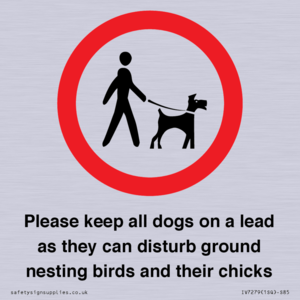 IV7279: Please keep all dogs on a lead as they can disturb ground nesting birds and their chicks