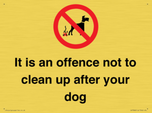 IV7368: It is an offence not to clean up after your dog