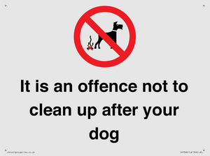IV7368: It is an offence not to clean up after your dog