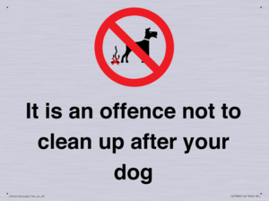 IV7368: It is an offence not to clean up after your dog
