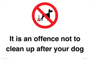 IV7368: It is an offence not to clean up after your dog