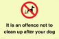IV7368: It is an offence not to clean up after your dog