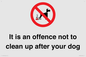 IV7368: It is an offence not to clean up after your dog