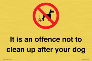 IV7368: It is an offence not to clean up after your dog
