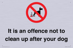 IV7368: It is an offence not to clean up after your dog