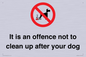 IV7368: It is an offence not to clean up after your dog