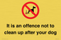IV7368: It is an offence not to clean up after your dog
