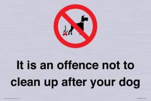 IV7368: It is an offence not to clean up after your dog