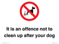 IV7368: It is an offence not to clean up after your dog