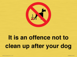 IV7368: It is an offence not to clean up after your dog