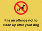 IV7368: It is an offence not to clean up after your dog