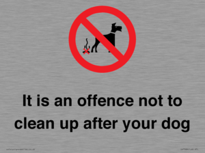 IV7368: It is an offence not to clean up after your dog