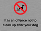 IV7368: It is an offence not to clean up after your dog