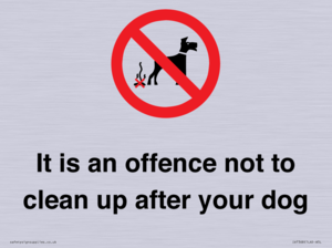 IV7368: It is an offence not to clean up after your dog