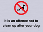 IV7368: It is an offence not to clean up after your dog