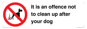 IV7368: It is an offence not to clean up after your dog