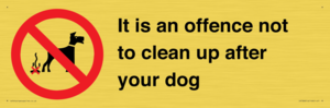 IV7368: It is an offence not to clean up after your dog