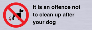 IV7368: It is an offence not to clean up after your dog