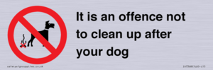 IV7368: It is an offence not to clean up after your dog