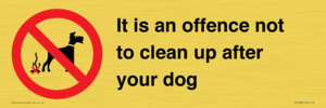 IV7368: It is an offence not to clean up after your dog
