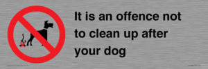 IV7368: It is an offence not to clean up after your dog