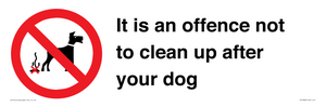 IV7368: It is an offence not to clean up after your dog