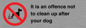 IV7368: It is an offence not to clean up after your dog