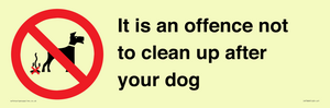 IV7368: It is an offence not to clean up after your dog