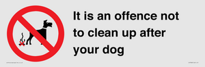 IV7368: It is an offence not to clean up after your dog