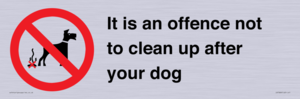 IV7368: It is an offence not to clean up after your dog