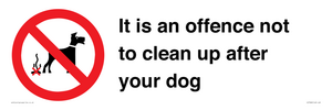 IV7368: It is an offence not to clean up after your dog